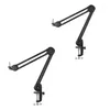 Microphones Foldable Live Desktop Microphone Metal Stand With Built-In Spring Cantilever Springless