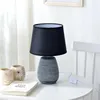Table Lamps Modern Vintage Ceramic Light Creative Fabric Lampshade American Country Room Decor Bedroom Bedside Lamp Lighting