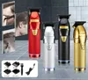 Electric Shavers Professional Gold Clipper för män uppladdningsbar frisörsladdlöst hårklippning T Maskin Hårstyling Skäggtrimmer 2210135804419