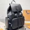 10a 2024 bolsa quente feminina designer de moda masculina viagem impressão completa cordão snapper revestido lona couro mochila presente ee