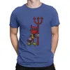 Men's T Shirts W-World Industries Creative TShirt For Men Devil Round Neck Basic Shirt Personalize Birthday Gifts Tops