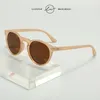 LM Small Round Polarized Sungasse Men Vintage Transparent Frame varumärkesdesigner Driving Sun Glasses de Sol UV400 231226