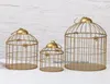 Cages d'oiseau Rétro Retro Iron Bird Balcon de fleurs de cage à oiseaux Rétro Balcon en plein air Fournitures de compagnie DÉCORATIVES 2211056657499