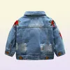 Tem Doger bébé vêtements d'extérieur pour filles manteaux nouveau-né infantile bébé jean manteau pour fille déchiré vêtements d'extérieur Bebes broderie Denim vestes 2103126664528