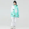 2024 Erkek Kadın Kar Aşı Su Geçirmez Kayak Takım Seti Snowboard Giyim Açık Mekan Kostümleri Kış Ceketler ve Önlük Pantolon 231227