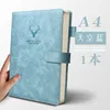 A4A5 Notebook Ultra thick Thickened Notepad Business Soft Leather Work Meeting Record Book Office Diary Sketchbook Students Cute 231227