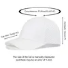 Voboom män snabb torrt baseball cap laser snitt mesh boll krökt grim hatt 231226