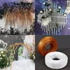 Décoration de fête 2m Prop Fournitures DIY Mariage Arch Étagère Flexible Solide PVC Aluminium Pliage Durable Décoratif Polyvalent Modélisation Tube