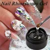 MSHARE 1kg Rhinestone Gel Glue For Crystal Gems Jewelry Decoration Nail Art Nails Super Sticky Adhesive UV Gel No Wipe 231227