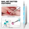 Crystal Powder Set Professional Crystal Nail Polymer Polymère Gel Polon Immulant Décoration Nail Art 231227