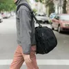 School Bags Men's Travel Backpack Multifunctional Black Laptop Bag Outdoor Sports Waterproof Handbag Large Capacity Crossbody Carrying