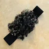 Belts Sequins Waist Belt For Jeans Dresse Club Bar Chain Idol Costume Tulle Oversize Flower Body Jewelry