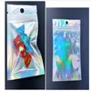 6 * 10 cm mini sacs d'emballage hologramme, 100pcs avant clair sacs d'emballage de bonbons, petit emballage cadeau de haute qualité Tkwfv Rjphx