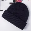 Berets Fashion Classic Women Winter Hats for Ladies Beanie Femme Mujer Solid Sticked Adult Cover Head Cap Unisex Men