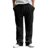 Men's Pants Band Size Sports Glitter Women Outdoor Apparel Loose Straight Stripe Jacquard Casual