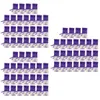 75 pièces sacs de lavande vides impression florale pochette de parfum Sachets sac pour dormir relaxant violet foncé 231226