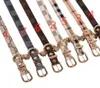 Leather Designer Dogs Collar Leashes Set Classic Plaid Pet Leash Step in Dog Harness for Small Medium Dogs Cat Chihuahua Bulldog P1031320