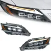 Lâmpada da cabeça do LED para Lexus ES200 2013-2014 ES300 FARÇAÇÕES DRL Turn Signal Lens de montagem Lens de LED completa