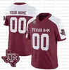 Aggies Texas Am Moose Muhammad III Jersey #7 Johnny Manziel 2College Football Ed White Marcel Reed 10 Evan Stewart 1 Amari Daniels Ny stilanpassade män Kids