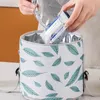 Vaisselle sac à déjeuner cylindrique étudiants boîte ronde cordon étanche refroidisseur thermique fourre-tout
