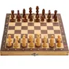 Chess set board 24-39cm adult children gift family game chess solid wood chess pieces traditional classic handmade 231227