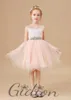 Fille robes en dentelle / tulle pour enfants d'anniversaire de soirée Ball Ball Pageant Mariage Cérémonie Banquet de bal Banquet Flower Girls Dressess