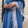 Abbigliamento etnico Robe Djellaba Femme Abiti Caftano Dubai Abaya Turchia Moda musulmana Abito Hijab Abiti islamici Abaya per le donne Caftano