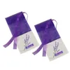 100 sacchetti vuoti di lavanda con stampa floreale, bustine di fragranze per dormire rilassante, viola scuro 231226