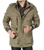 Men's Jackets Men Casual Multi Pockets Breathable Army Military Jacket Outdoor Windproof Waterproof Windbreaker Coats Plus Size5XL