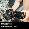 Viltrox 75mm 2 Pro Auto Focus Large Aperture Portrait Lens för Fujifilm XF Fuji X Xpro3 E Z Mount Camera -linser 231226