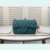 العملة المعدنية محافظ WOC Crossbody Bags العلامة التجارية الفاخرة الأزياء الصغيرة مربعة كلاسيكية Lingge Lingge Leather Designer Little Golden Ball Chain Original Fashion Ladies Bage