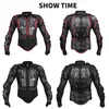 Wosawe Sports Motorcykel Armor Protector Jacket Motocross Guard Sleeve Back Support Protective Gears Chest Body Protection 231227