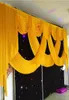 Лучшие продажи 20 -футовой свадебной занавески Swags Party Stage Wedding Decorative Fackrop Shares Swags Scrapes Ice Silk Wedding Decoration1462145