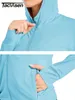 Tacvasen verão proteção solar hoodies manga longa camisas casuais upf 50 bloco zip completo camisetas com bolsos com zíper 231226