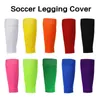 1 par Hight Elasticity Soccer Protective Socks Without Feet Kids Adults Shin Pads Guard For Football Sport Leg Support ärmar 231227