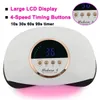 Secador de uñas grande Doube Hands Use 69 LED Lámparas UV para gel Polaco Curado Máquina de manicura Equipo de arte de alta potencia 231226