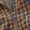 Damesjassen Dames Winter Warm Uitloper Rits Plaid Print Zak Vintage Oversize Jas Hoodies Jas Overjas Top Vrouwelijk