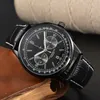 Breitl Relojes de pulsera para hombres 2023 Nuevos relojes para hombre Cinco agujas Todo el dial Trabajo Reloj de cuarzo Alta calidad Marca de lujo Reloj cronógrafo Cinturón de cuero Regalo de moda