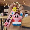 Güzel Burger Kirby Patates Kızartması Kirby Anahtarlık Kolye 3D Çantalar Araba Keyasyonu Asma Aksesuar Hediyeler