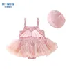 Set Maillot de bain pour bébé fille jupe princesse avec ailes bretelles Tutu robe en maille maillot de bain une pièce enfants fille maillot de bain vêtements de plage