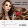 Wireless Professional Hair Straightener Curler Comb Fast Heating Negative Ion Straightening Curling Brush Styling Tools 231227