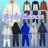 tech pile designer uomo donna pantaloni uomo full-zip felpa con cappuccio pantaloni della tuta windrunner abbigliamento sportivo giacca riflettente cavo in vita tasca taping tuta