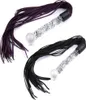 Viele neue echte Lederpeitsche Flogger Kristallglasgriff Quaste Riding SM Toy T1910287550625