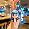 Miracle Girl Anime Figures Keychains Caouthands 3D Cartoon PVC Caouths Anime personnages Keychain