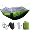 Hammocks Newest Fashion Handy Hammock Person Portable Parachute Fabric Mosquito Net Hammock for Indoor Outdoor Camping Using c613