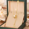 Collier créateur femme bijoux de créateur collier classique luxe taille mince pendentif colliers pour fête de mariage cadeau de noël