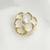 Luxe Vintage Rose Flower Broche Rode Strass Legering broche Party dameskledingaccessoires