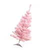 Decorações de Natal Grandes Árvores Com Crismas Artificial Rosa Pequenas Miniaturas Decoração Miniture