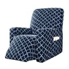 Chair Covers With Pockets Washable Sofa Stretch Polyester Protective Cloud Printed Anti Slip Modern Slipcover Couch Furniture Recliner Cover