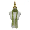 Scarves Glitter Sequins Collar For Ladies Breathable Hollow Out Scarf Party C63F